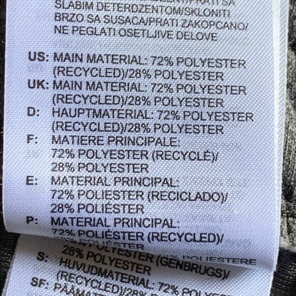 Adidas Pull-on Pants Elastic &Corded Waist Zip Ankles Gray Size M Pockets - Picture 15 of 16